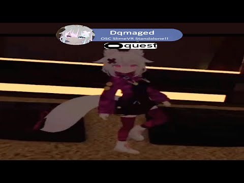 Quest Standalone VRChat OSC Trackers Open Beta using SlimeVR!