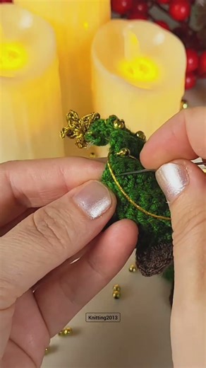 Crochet Christmas Tree Ornaments Tutorial | Very Easy | Step by Step | 4K 🎄