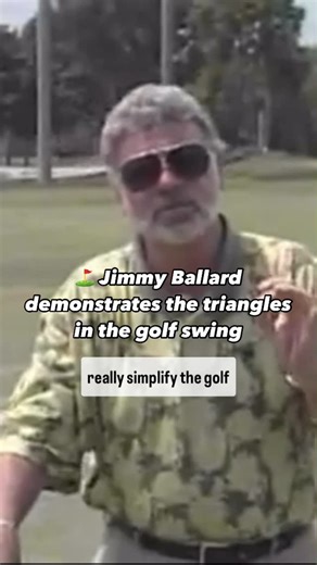 Jimmy Ballard Golf on Instagram: "Legendary teacher Jimmy Ballard breaks down one of the most important concepts in golf — maintaining the triangle in the golf swing. 🔺 ✅ Keep the lead elbow down ✅ Maintain connection from start to finish ✅ Create consistency, balance, and power 🎥 Watch Jimmy demonstrate how this fundamental move leads to solid, repeatable ball striking. #golf #jimmyballard #golftips #golfswingtips #golfswing #golfinstruction #golftraining #bettergolf"