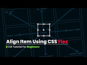 Align Text Using CSS Flex | Tutorial For Beginners
