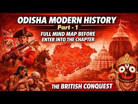 Part-17 | Odisha Modern History| Full Mind Map + British Conquest Of Odisha #Trending #odishahistory