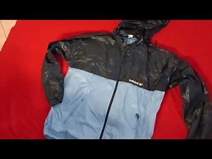 Next Burning: shiny vintage Adidas rain jacket. 🔥🔥🔥