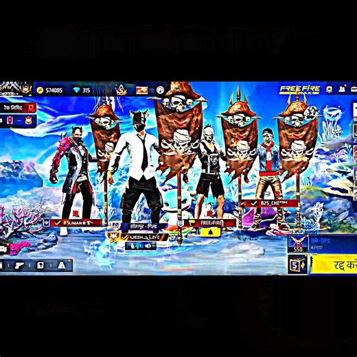Free fire🔥new video।Yara ki yari💪All players Grandmaster✅EVO max emot😈 Group emot🔥Treand#totalgaming