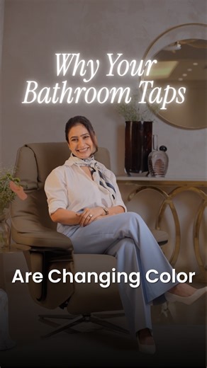 WHY YOUR BATHROOM TAPS ARE CHANGING COLOR. What builders don’t tell you: most fittings are powder coated. They look perfect at first, then fade in 18 months. PVD is the real upgrade. Bonded at the molecular level, used in cars and Swiss watches, it doesn’t fade or chip. The cost difference? Barely 20%. That’s why The KariGhars are trusted as luxury interior designers in Bangalore, recognised among the top interior designers in Bangalore, chosen as premium interior designers in Bangalore, and cou