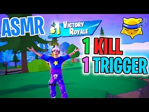 ASMR Gaming 😴 Fortnite 1 Kill = 1 Trigger Relaxing Mouth Sounds 🎮🎧 Controller Sounds + Whispering 💤