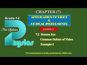 Grade 12 Physics Chapter 7 Lesson 2 UMML