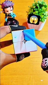 Pocket Cube Solving By Application 😵😱 #rubikscube #shorts 🔥