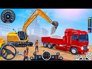 City Construction Simulator 3D - Excavator Bridge Road Building - Android GamePlay