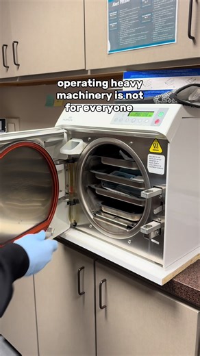 Heavy Machinery 🤝 Our Dental Assistants #dentalassistant #fyp #heavyequipment #dentistry #tech