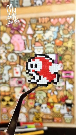🪸 Super Mario’s Legendary Fish: Cheep Cheep Pixel Art! 🎮🐟