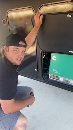 RV generator maintenance #rv #rvlife #travel #generator