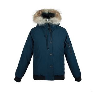 [Hot Item] Navy Blue Jacket for Men Winter Jacket Hooded with Fur