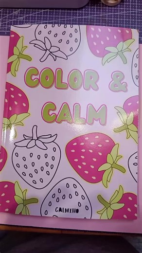 Coloring Therapy with this adorable Color & Calm book 🍓 Simple patterns, clean outlines and perfect pages for stress relief coloring. If you love adult coloring, relaxing marker art and cozy repetitive designs… this one is so satisfying. Save this for your next calm reset 🌙 Follow for more cozy coloring moments ✨ @Calmiho - Mindful Coloring #coloring #cozycoloring #stressrelief #coloringbook #arttok