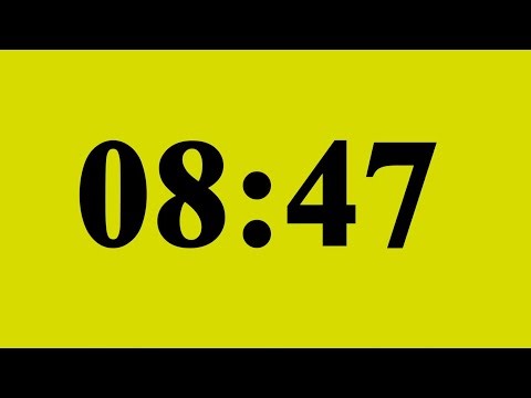 8 Minute 47 Second Timer – No Music | Silent Countdown ⏱️