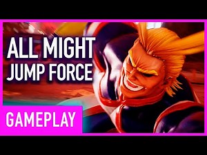Jump Force DLC All Might Combos And Ultimate Move Gameplay