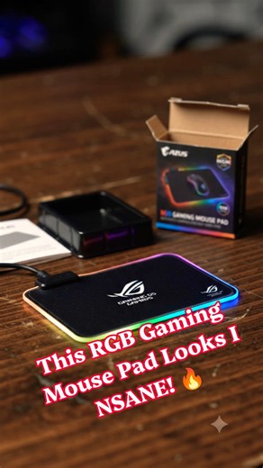 This RGB Gaming Mouse Pad Looks INSANE! 🔥🌈 #Shorts #usa shorts