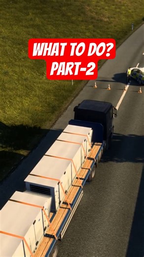 What to do? #ets2 #truckdriver #mallugamer