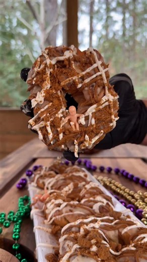 Farm To Fire Louisiana | 💜💚💛 Easy Recipe for Biscoff & Cream Cheese King Cake featuring Cooking With Love Bug’s Sweet & Sassy Blend. This shortcut King Cake is... | Instagram