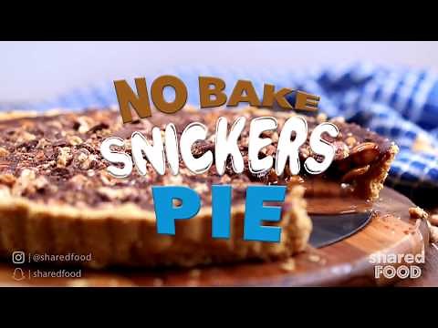 No Bake Snickers Pie | Dessert