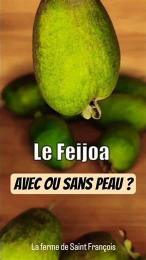 Feijoa, Son Trésor Est Dans la Peau #feijoa #healthy #fruit #healthyfruits #fruits #exotic #nature