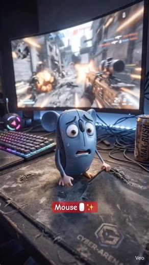 Computer Mouse: Control the mouse… control your game 🎯 When your mouse has trust issues 😂