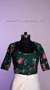 87K views · 196 reactions | Crafted for comfort, styled for every mood – our Cotton Mulmul Blouses are the perfect blend of breezy softness and everyday elegance. Made from the finest mulmul cotton, they feel like a gentle hug on your skin and pair effortlessly with sarees, skirts, or denim. A wardrobe essential you’ll keep reaching for! Shop the softness now, your skin will thank you! | Fabcurate | Facebook