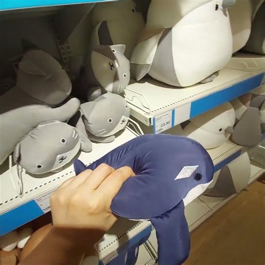 Notori Japanese Brand Dolphin Mochi Soft Plush toy Finding Soft toys