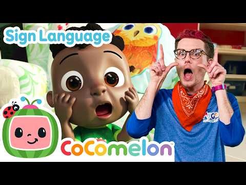 Funny Face Song | CoComelon with ASL | 🖐️ Sign Language for Babies 🖐️