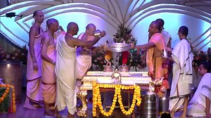 Shri Krishna Janmashtami celebration at ISKCON temple in Bengaluru, Karnataka. #KrishnaJanmashtami #Janmashtami2024 #HappyJanmashtami #KrishnaJanmotsav | Doordarshan National (DD1)
