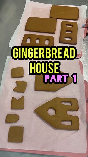 MY FIRST GINGERBREAD HOUSE! Can’t believe I’ve gone my whole life without making a single gingerbread house! Had to remedy the situation pronto! Part 2 coming tomoz! #tiggamac #okiedokie #cakevideo #gingerbreadhouse #gingerbread #cakedecorator #cakedecorating #christmas #christmastreats #gingerbreadhousemaking | Tigga Mac