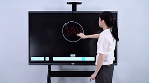 JAV Smart Board Interactive Whiteboard for Classroom Office Home, 4K UHD 8+128GB Touchscreen Smartboard with Built-in EDLA Licensed Android OS & Open App Ecosystem, Wi-Fi & Bluetooth