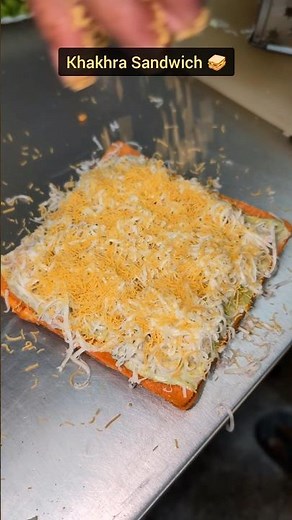 Chennai Street Style Gujarati Khakhra Cheese Sandwich recipe 🤤🔥