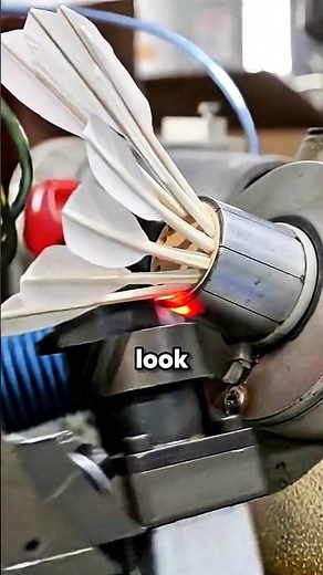 How Shuttlecocks Are Made! 🏸⚙️ Amazing Factory Process