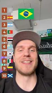 TOP 10 Jalkapallon MM-kisojen parasta maata!