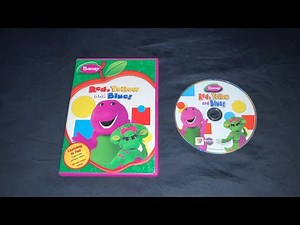 Opening to Barney: Red, Yellow and Blue! 2003 DVD (2009 Lionsgate reprint) (Main Menu) (Play Once)