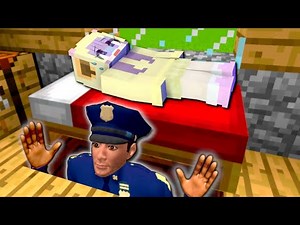 【ベッドの下に超怖いストーカーがいた⁉️😱️】マイクラで危険な泥棒に襲われた結果…⁉️【まいくら マインクラフト】ぽっぴんず