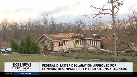 Federal government approves disaster declaration for March tornadoes