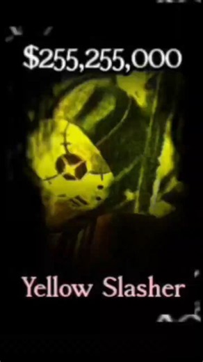 Yellow Slasher the most EXPENSIVE skin!!! #roblox #forsaken #forsakenroblox