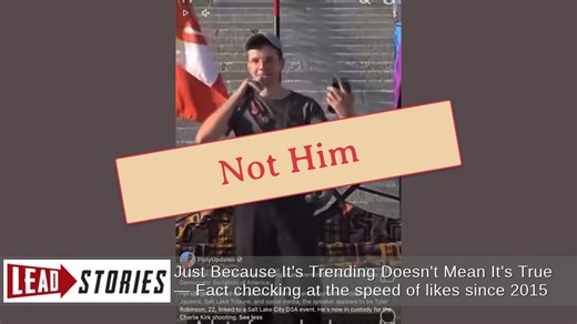 Fact Check: Viral Video Does NOT Show Tyler Robinson Speaking At Event For Democratic Socialists of America | Lead Stories