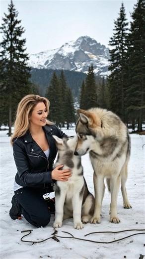 Young Girl Helps Wolf Mom Save Her Cubs! #WolfRescue #humanity #rescueanimal