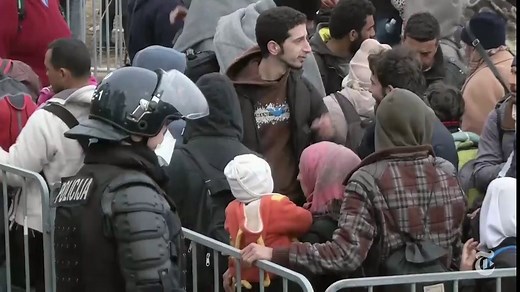 Migrants Gather in Slovenia