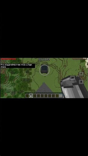 Minecraft Coldron with water bucket clutch #scary#trending#mojang