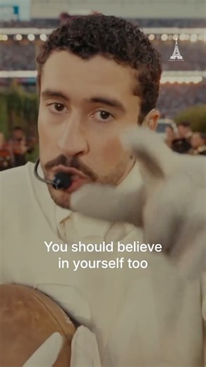 PARIS LATINO — The Nordic Latin Experience on Instagram: "As the violins of Monaco began, Bad Bunny paused the show. He spoke about belief — and about never stopping, even when doubted. From a grocery store in Puerto Rico to headlining the Super Bowl in Spanish. Proof that persistence matters. #ParisLatino #SuperBowlHalftime #BadBunny"