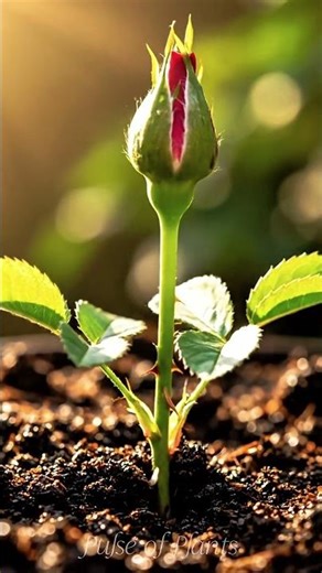 From Seed to Full Bloom – 10-Second Rose Timelapse #shorts #timelapse #nature #rose