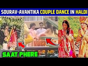 Sourav Joshi With Avantika Bhatt DANCE In Haldi || Sourav Joshi Vlogs Wedding