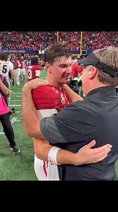 571K views · 10K reactions | Respect. Kirby Smart shares a nice moment with Ty Simpson after Georgia delivers a beatdown over Alabama in the SEC Championship Game. #GoDawgs | UGA Football Live | Facebook