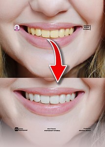how to change teeth color in photoshop 2026 | Atiqullah Graphics