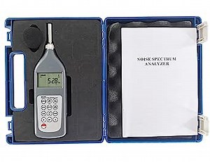 Portable Noise Spectrum Analyzer Sound Level Meter with 10Hz to 20000Hz Frequency Range Fast Slow Impulse Time Weighting for Measuring Sound Exposure Accumulated Percentile Sound Level
