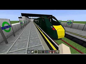 My minecraft world with the MTR mod all lines ride