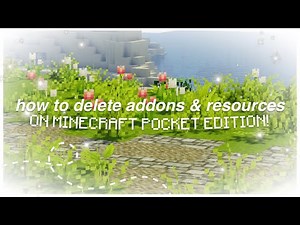 How To Delete Addons & Resources On Minecraft PE! (2024) 🎀